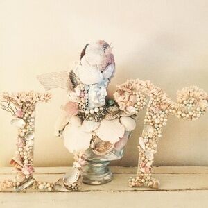 🩷SHOP CLOSING🩷CHINOISERIE SHELL CHIC PALM BEACH MAXIMALIST DECOR MIDCENTURY•